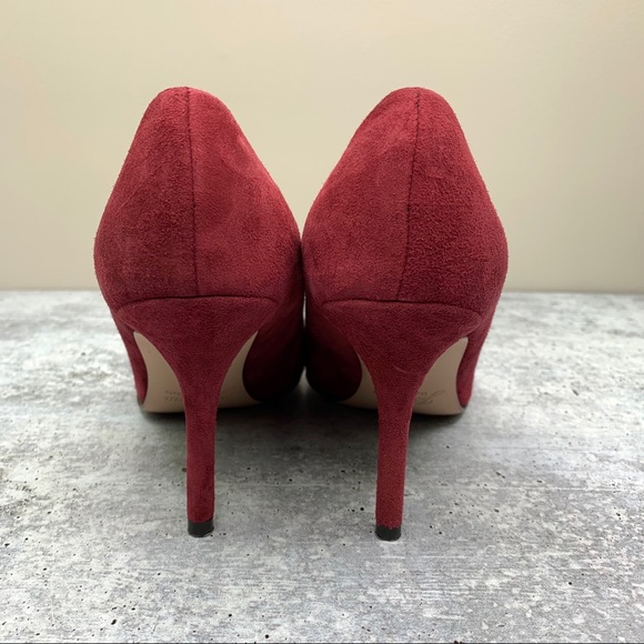J.Crew Elsie Suede V-Cut Pointed Toe Heel - Picture 6 of 8